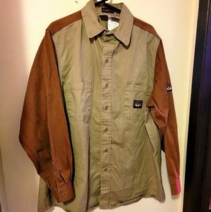 Rasco FR Khaki-Duck Two Tone Workshirt size XL regular